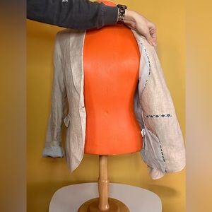 CREAM BLAZER: ZARA BASICS